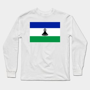 Flag of Lesotho Long Sleeve T-Shirt